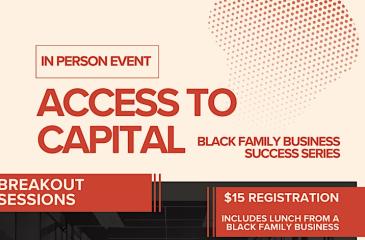 Access to Capital In Person Event