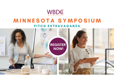 Minnesota Symposium Pitch Extravaganza - Two business women